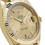 Replica Rolex Day-Date 228238 Yellow Gold Champagne Roman Dial - Image 4