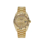 Replica Rolex Day-Date 228238 Yellow Gold Champagne Diamond Dial