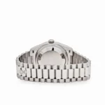 Replica Rolex Day-Date 128396TBR Platinum Pink Opal Diamond Dial and Bezel - Image 7