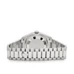 Replica Rolex Day-Date 128396TBR Platinum Ice Blue Dial Diamond Bezel - Image 6