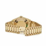 Replica Rolex Day-Date 128348RBR Yellow Gold Green Malachite Dial Diamond Beze - Image 4