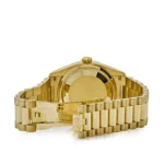 Replica Rolex Day-Date 128348RBR Yellow Gold Diamond Bezel Turquoise Diamond Dial - Image 6
