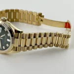 Replica Rolex Day-Date 128238 Yellow Gold Green Ombre Diamond Dial - Image 5