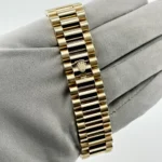 Replica Rolex Day-Date 128238 Yellow Gold Green Ombre Diamond Dial - Image 10