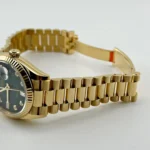 Replica Rolex Day-Date 128238 Yellow Gold Green Diamond Dial - Image 5