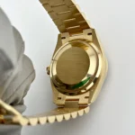 Replica Rolex Day-Date 128238 Yellow Gold Green Diamond Dial - Image 7