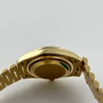 Replica Rolex Day-Date 128238 Yellow Gold Green Diamond Dial - Image 9