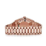 Replica Rolex Day-Date 128235 Rose Gold Mother of Pearl Diamond Dial - Image 7
