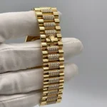 Replica Rolex Day-Date 128238 Yellow Gold Champagne Diamond Dial - Image 6