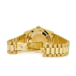 Replica Rolex Day-Date 118398BR Yellow Gold Diamond Bezel Champagne Diamond Dial - Image 4