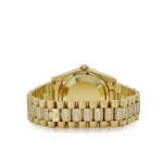 Replica Rolex Day-Date 118388 Yellow Gold Jade Green Dial Diamond Pave Carous - Image 6