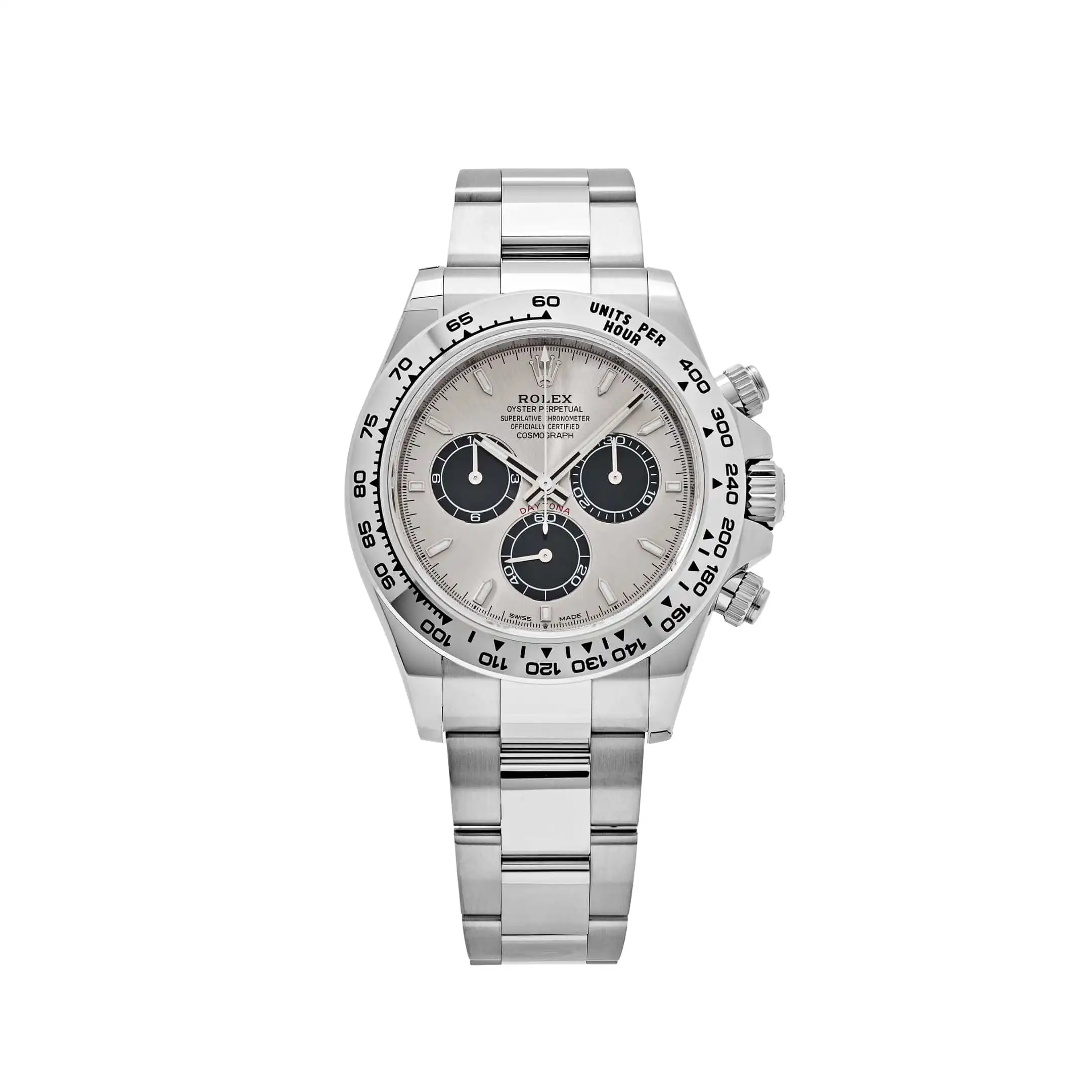 w4fhnkwzpmr.webp Rolex Daytona Replica 126509 'Ghost' White Gold Silver Dial - Image 1