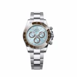 Rolex Daytona Replica 126506 Platinum Ice Blue Baguette Dial