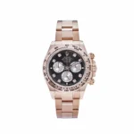 Rolex Daytona Replica 126505 Rose Gold Black Diamond Dial