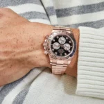 Rolex Daytona Replica 126505 Rose Gold Black Diamond Dial - Image 2