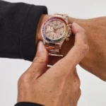 Rolex Daytona Replica 116595RBOW 'Rainbow' Rose Gold Pave Diamond Dial Sapphire Bezel - Image 2