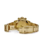 Rolex Daytona Replica 116578SACO Yellow Gold Sapphire Bezel Mother Of Pearl Dial - Image 4