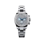 Rolex Daytona Replica 116576TBR Platinum Pave Diamond Dial