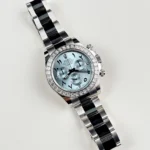 Rolex Daytona Replica 116576TBR Platinum Diamond Ice Blue Arabic Dial - Image 3