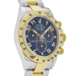Rolex Daytona Replica 116523 Stainless Steel and Yellow Gold Blue Dial - Image 4