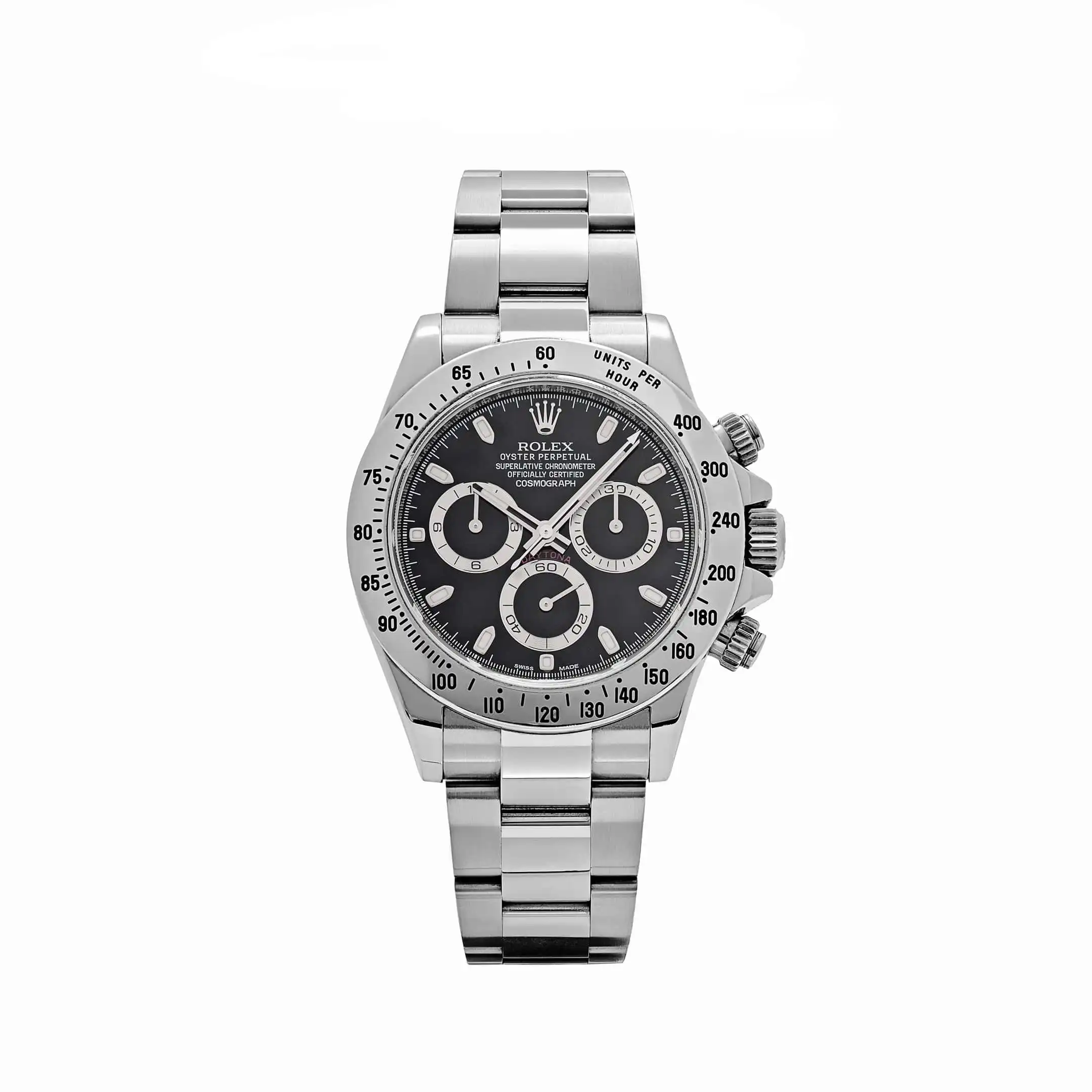 tntaecln0nn.webp Rolex Daytona Replica 116520 Stainless Steel Black Dial (2002) - Image 1