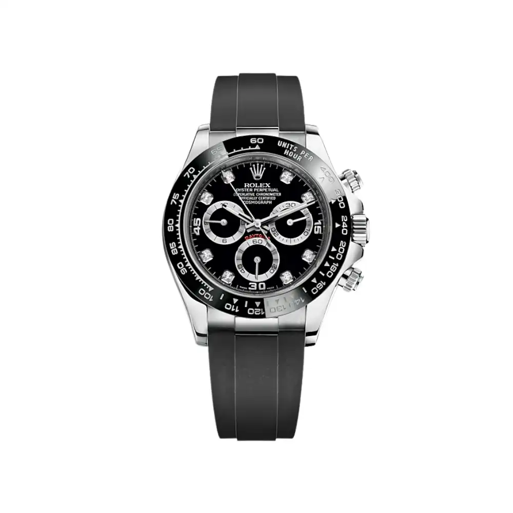 3gp4idfb4d3.webp Rolex Daytona Replica 116519LN White Gold Black Diamond Dial - Image 1