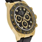 Rolex Daytona Replica 116518LN Yellow Gold Black Diamond Dial - Image 2