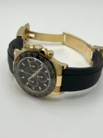 Rolex Daytona Replica 116518LN Yellow Gold Black Dial - Image 6