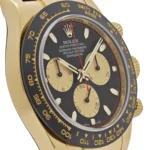 Rolex Daytona Replica 116518LN 'Paul Newman' Yellow Gold Black Dial - Image 4