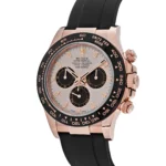 Rolex Daytona Replica 116515LN Rose Gold Sundust Black Dial - Image 3