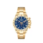 Rolex Daytona Replica 116508 Yellow Gold Blue Racing Arabic Dial