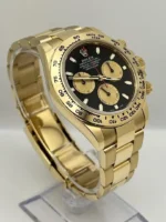 Rolex Daytona Replica 116508 'Paul Newman' Yellow Gold Black Dial - Image 5