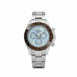 Rolex Daytona Replica 116506 Platinum Ice Blue Baguette Diamond Dial