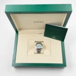 Rolex Daytona Replica 116506 Platinum Ice Blue Baguette Diamond Dial - Image 12