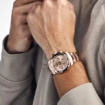 Rolex Daytona Replica 116505 Rose Gold Sundust Diamond Baguette Dial - Image 2