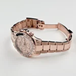 Rolex Daytona Replica 116505 Rose Gold Sundust Diamond Baguette Dial - Image 4