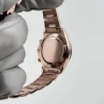 Rolex Daytona Replica 116505 Rose Gold Sundust Diamond Baguette Dial - Image 8