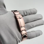 Rolex Daytona Replica 116505 Rose Gold Sundust Diamond Baguette Dial - Image 11