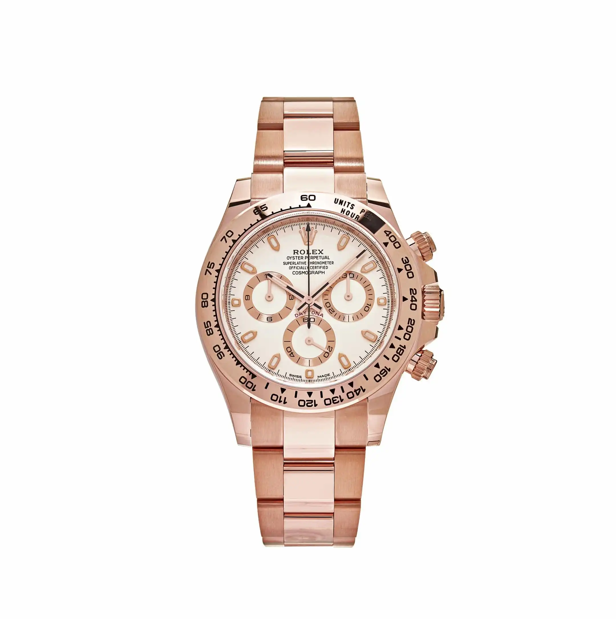 fnjhhvttrk5.webp Rolex Daytona Replica 116505 Rose Gold Ivory Dial - Image 1