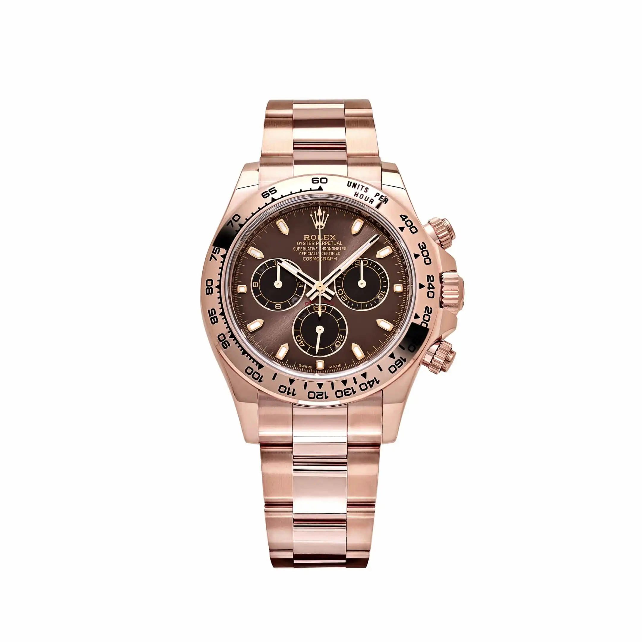ewiefdaf5qr.webp Rolex Daytona Replica 116505 Rose Gold Chocolate Brown Dial - Image 1