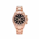 Rolex Daytona Replica 116505 Rose Gold Black Diamond Dial