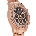 Rolex Daytona Replica 116505 Rose Gold Black Diamond Dial - Image 3