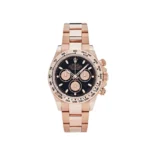 Rolex Daytona Replica 116505 Rose Gold Black Dial
