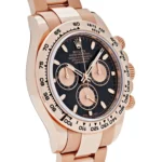 Rolex Daytona Replica 116505 Rose Gold Black Dial - Image 3