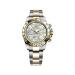 Rolex Daytona Replica 116503 Yellow Gold Stainless Steel Mother of Pearl Diamo