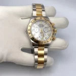 Rolex Daytona Replica 116503 Yellow Gold Stainless Steel Mother of Pearl Diamo - Image 2