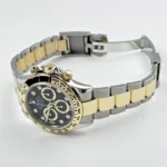 Rolex Daytona Replica 116503 Yellow Gold Stainless Steel Black Diamond Dial - Image 4