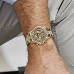 Rolex Daytona Replica 'Eye of the Tiger' 116598TBR Yellow Gold Diamond Accents - Image 2