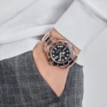 Rolex GMT-Master II Replica 126715CHNR 'Root Beer' Rose Gold Black Dial - Image 2
