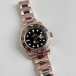 Rolex GMT-Master II Replica 126715CHNR 'Root Beer' Rose Gold Black Dial - Image 3